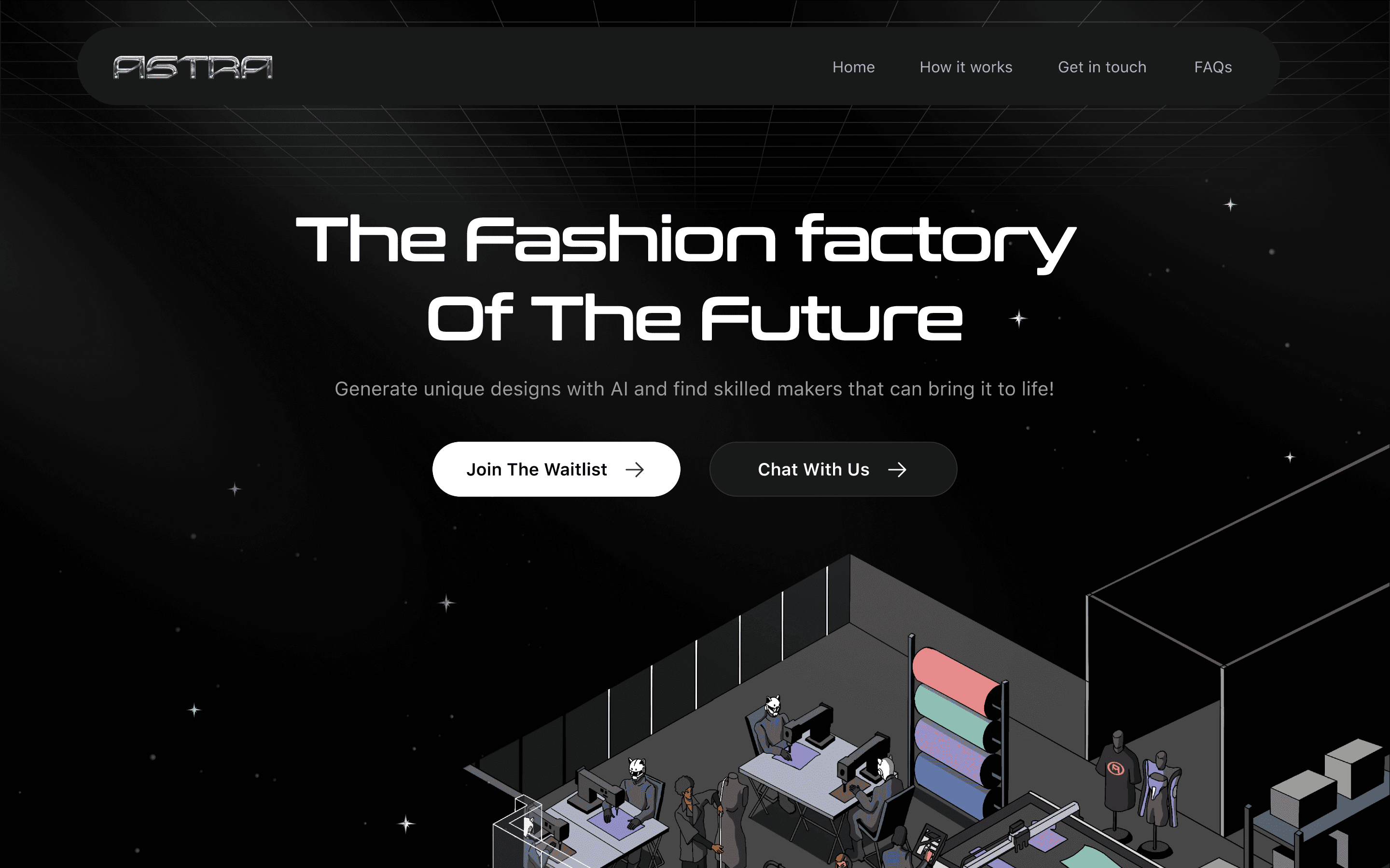 Astra project screenshot