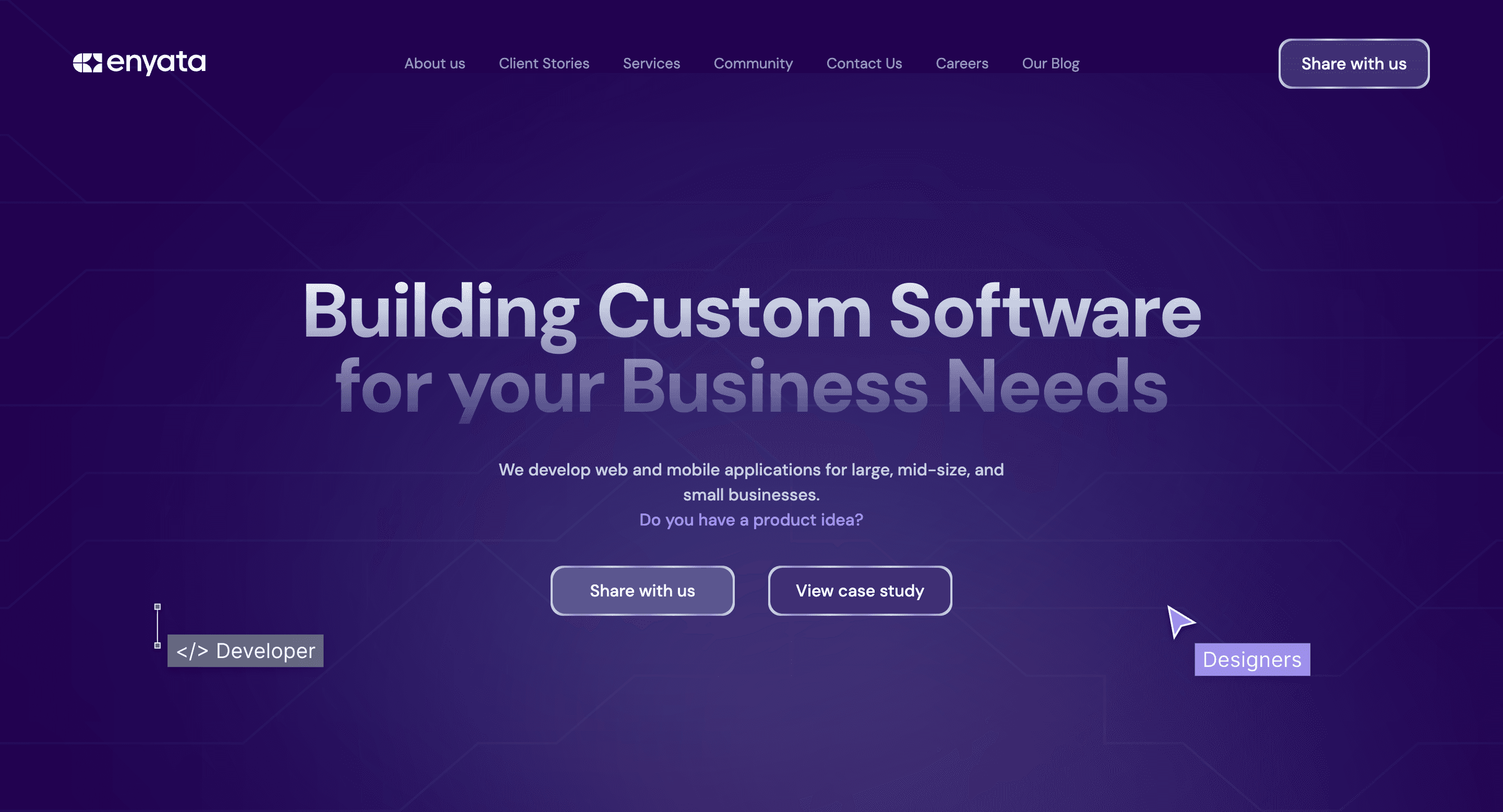 Enyata project screenshot