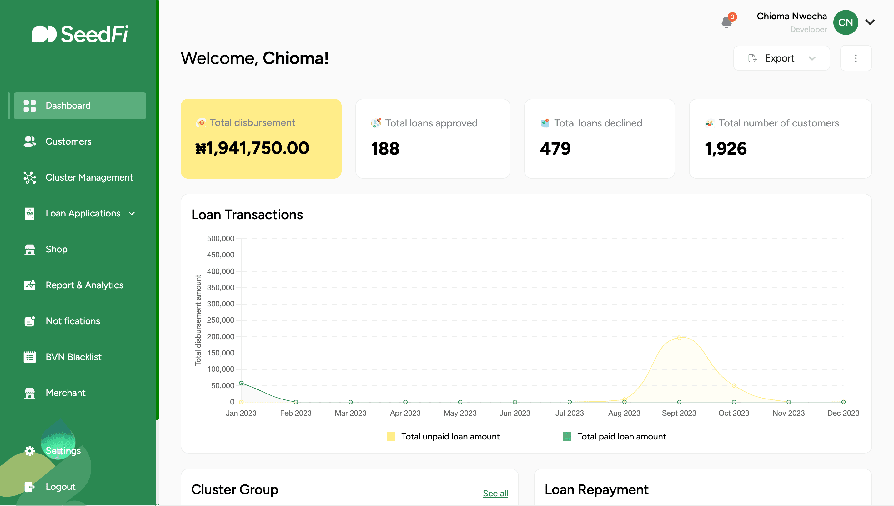 Seedfi — product detail
