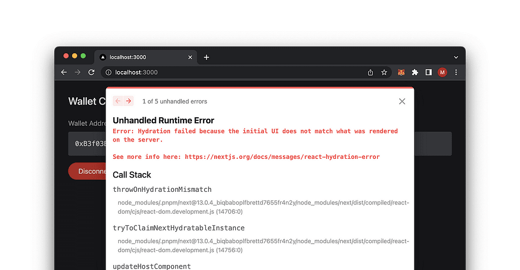 Hydration Errors in Next.js Applications: Navigating Mismatches for Smooth Rendering